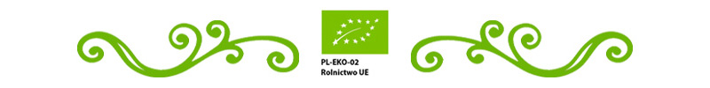 separator z numerem certyfikatu ekologicznego